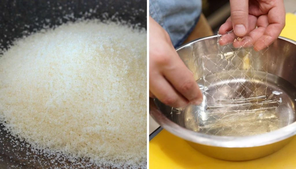 Gelatin for weight loss ingredients: gelatin, green tea and collagen